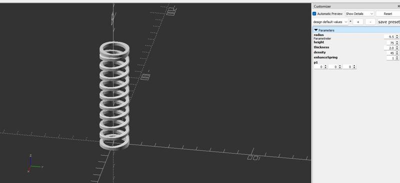 Spring Generator [UNDER DEVELOPMENT]