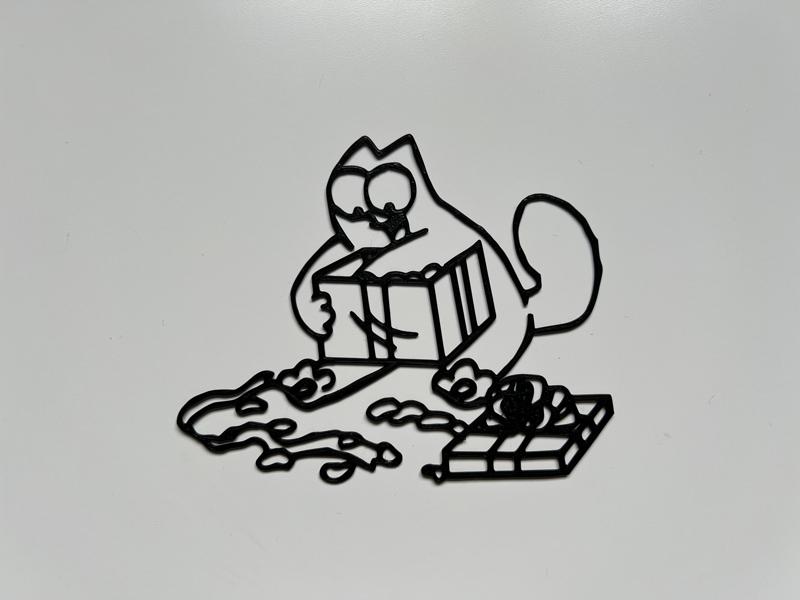 Christmas Simon's Cat Wall Art #7