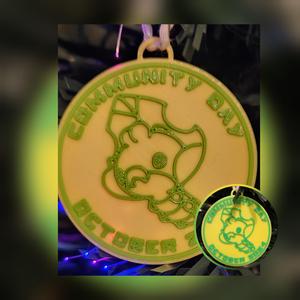 Pokemon Go Community Day #93 coin - Sewaddle Ornament