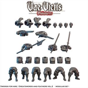 Modular Swords for hire : Greatswords and feathers Vol.2  [PRE-SUPPORTED]