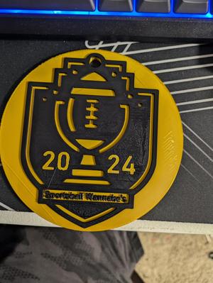 2024 football fantasy medal.3mf