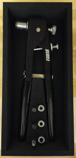 Nietpistole Kiste / Casing Würth Zebra with M5, M6 and M8