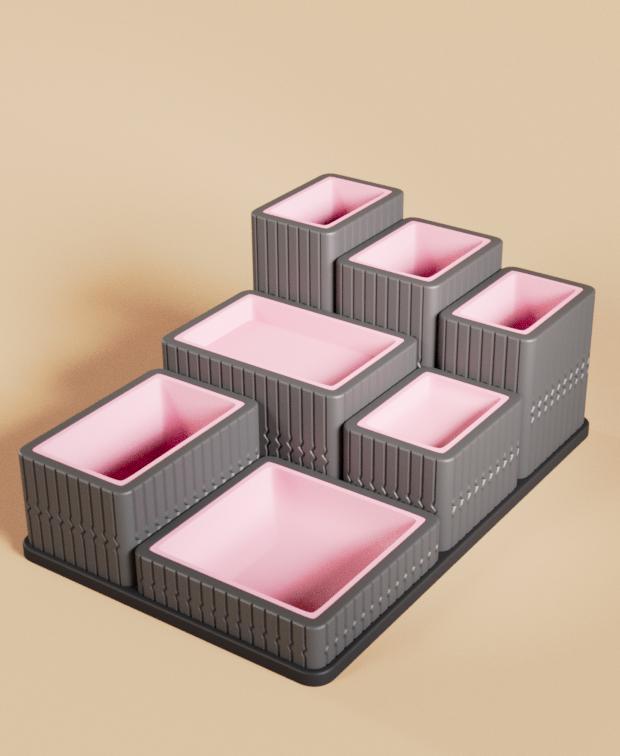Desk Organizer 6X9 Vertigo Pulse