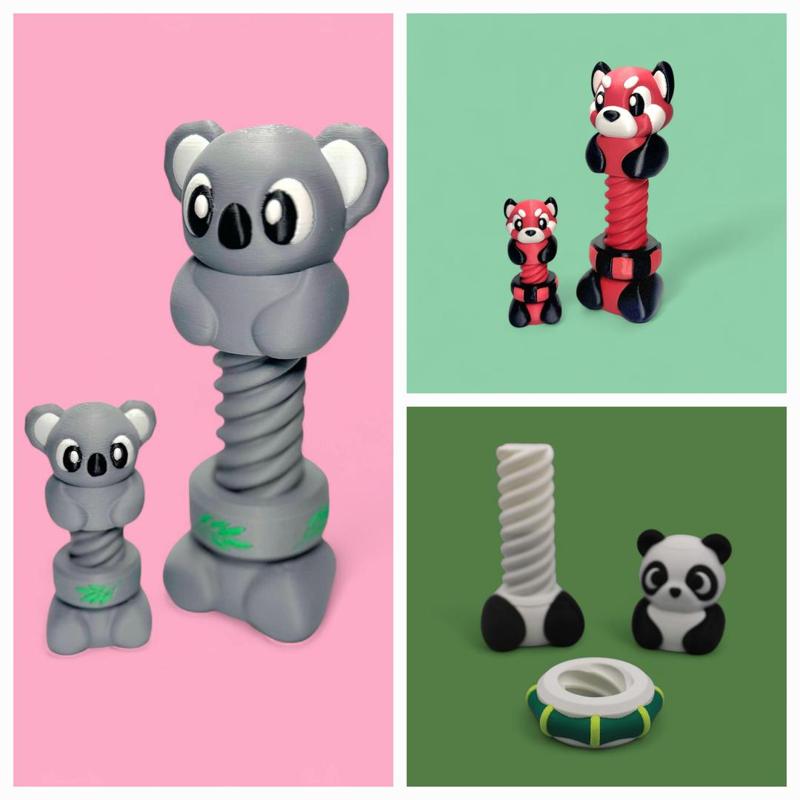 Fuzzy Friends Trio | Twist Bolt Edition