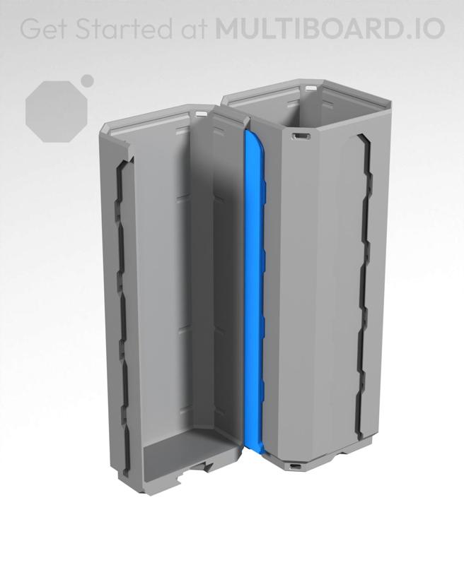 2.5H - Bin-To-Bin Rail Click Connector