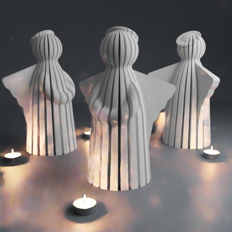 Simple Angel in segmented Style - Vase mode