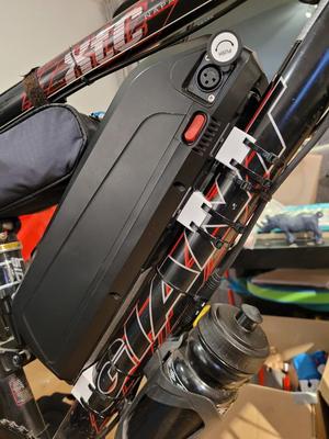Hailong battery mount for ebike