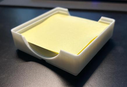 Sticky Note Holder (3inx3in) for Gridfinity