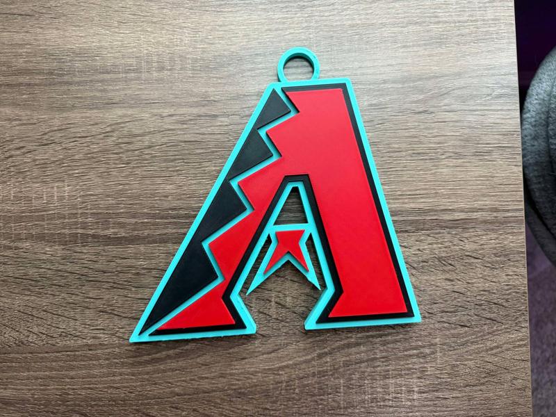 Arizona Diamondbacks Oversized Necklace, Pendant