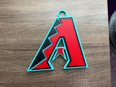 Arizona Diamondbacks Oversized Necklace, Pendant