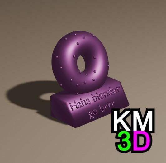 Blender donut meme