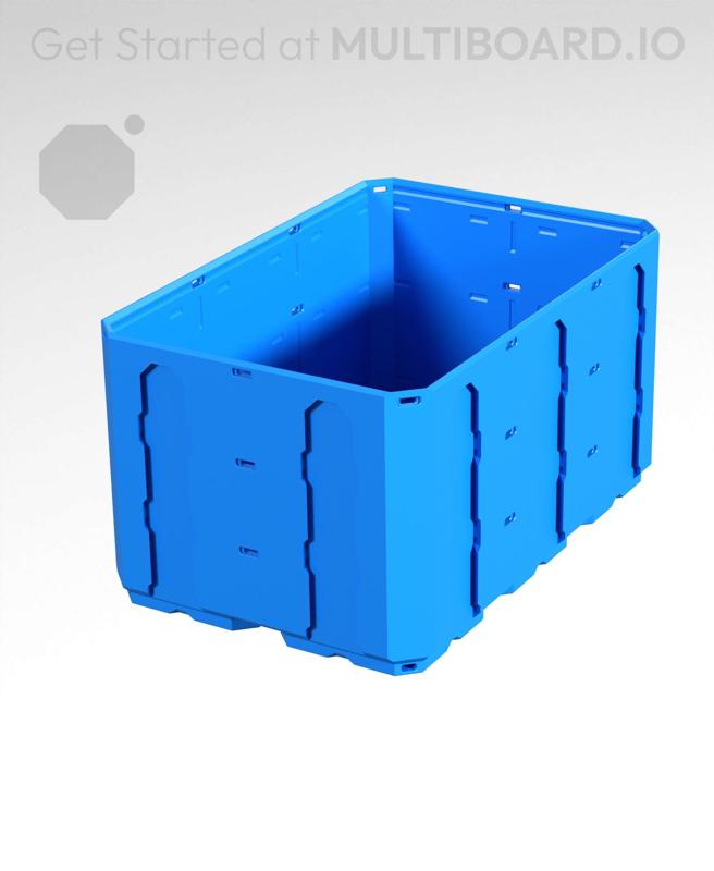 2x3x1.5 - Topped Multipoint Rail - Multibin Shell