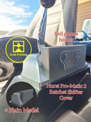 Hurst Pro-Matic 2 Shifter Cover with phone holder
