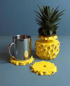 Pineapple coasters