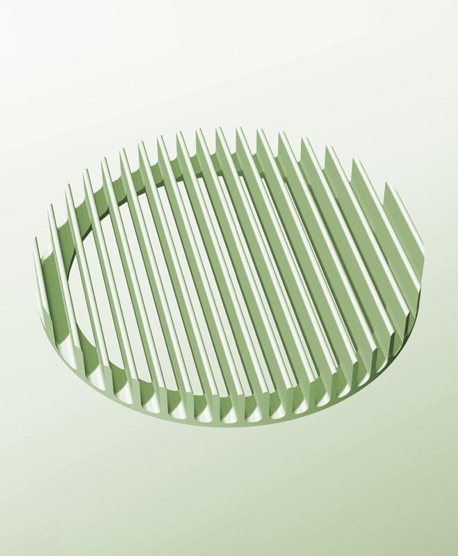 ARR128-15 Slotted Rack With Louvers - Slotted Dry Rack