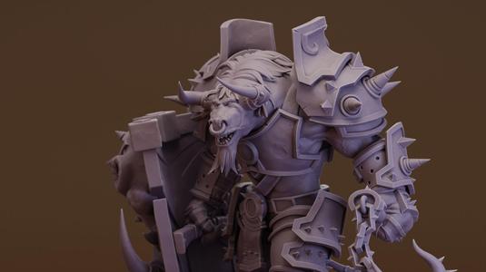 Tauren Warrior  -  World of Warcraft