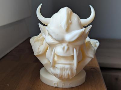 Orc Head Sculpture – Inspired by Warcraft