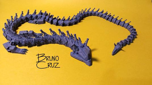 Hard Surface Dragon flexi Print-in-place