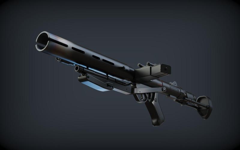 DEATH TROOPER BLASTECH E-11D RIFLE