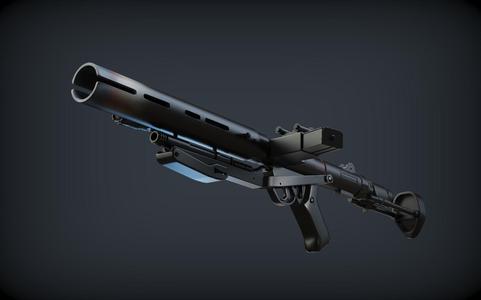 DEATH TROOPER BLASTECH E-11D RIFLE