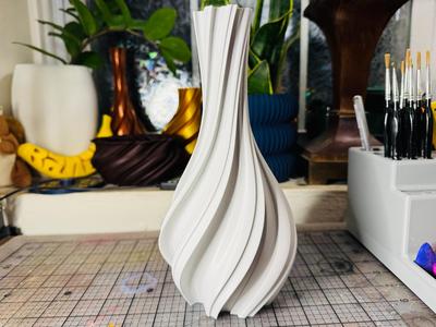 "Ocean Dream" Contemporary Spiral Vase