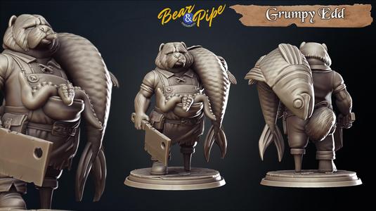 The Sea Doggos - Grumpy Edd pre-supported