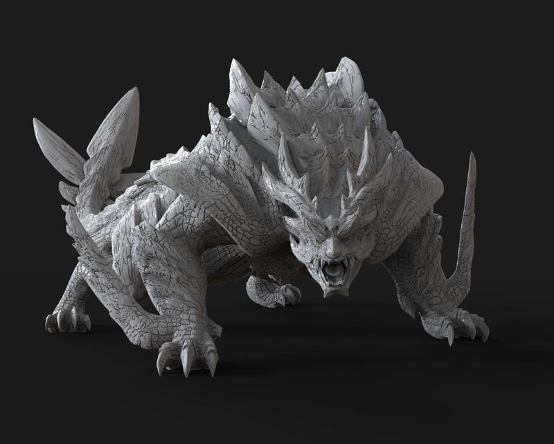 Monster Hunter Rise Magnamalo 3D print model