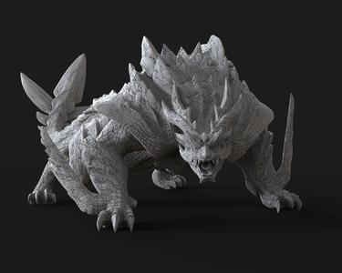 Monster Hunter Rise Magnamalo 3D print model