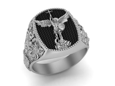 St Michael Archangel Printable Mens Ring
