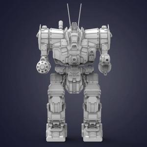 MWO Zeus STL files for 3D Printing | Assembly Model + Action