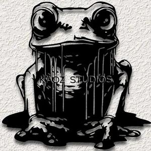 tree frog wall art garden amphibian home decor