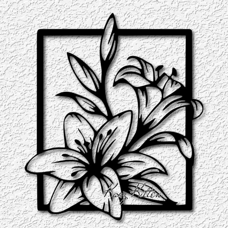 Easter lillies wall art flowers home decor