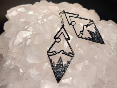 Moonlit Peaks Earring