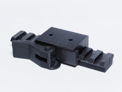 Quick release Picatinny Rail Mount