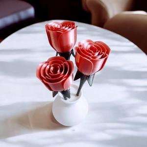 Mothers Day Rose Stl File - Mothers Day 3D Print Stl File - Rose for Mom