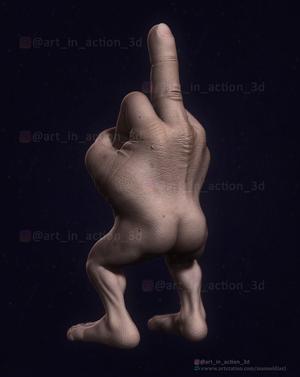 MR FINGER - MIDDLE FINGER