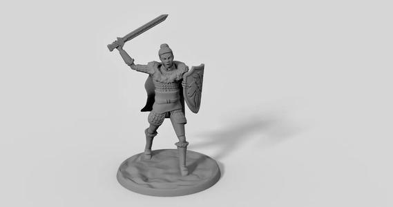 HeroQuest Dark Female Knight   