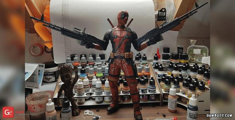 Deadpool 3D Printing Figurine | Assembly