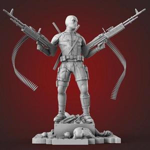Deadpool 3D Printing Figurine | Assembly