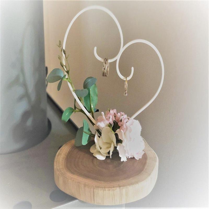 Wedding ring hanger