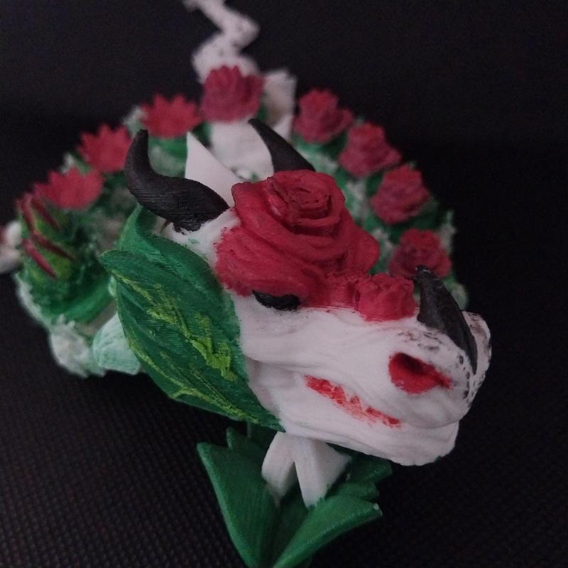 Blossom Wyrm: Articulated Floral Dragon – Flexi
