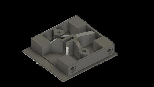 ECO-DuR Seitenteile Duschrollo Ecke rechts - Aufnahme / ECO-DuR shower roller blind, plastic bracket - right side   