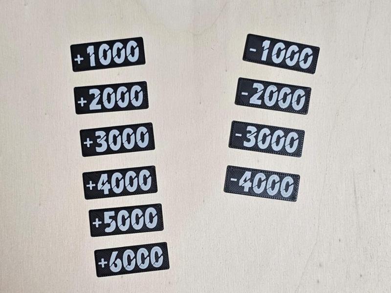 One Piece TCG Damage Counters