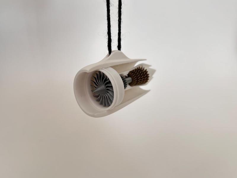 Car Ornament Nacelle for Mini Turbofan | Keychain 