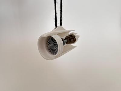 Car Ornament Nacelle for Mini Turbofan | Keychain 