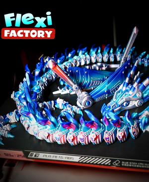 Flexi Factory Mech Dragon with Wingless and 3MF Included