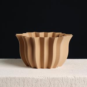  Abstract Bowl Planter, Vase Mode & Shelled