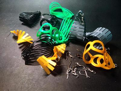 Sculptural Earrings – DIY Customizable Design