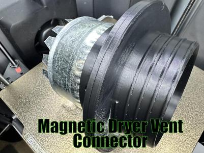 Dryer Exhaust Vent Connector (magnetic)