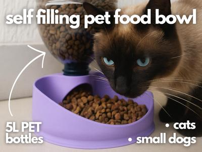 Self-Filling Pet Food Bowl (cats and small dogs)